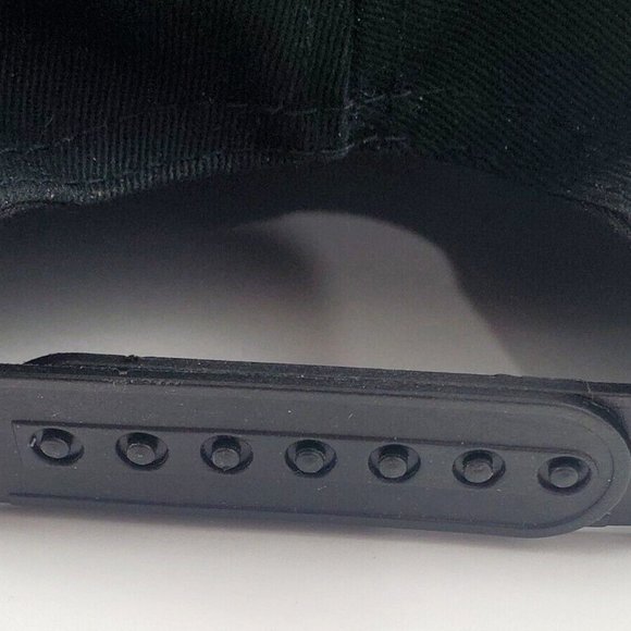 DIVA Hollywood Bling Rhinestone Adjustable Black Denim Hat Baseball Cap One Size - Picture 7 of 8